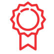 Ícone de um badge