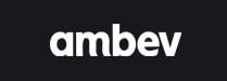 Logo Ambev na cor branca