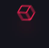 Imagem de um cubo rosa pequeno