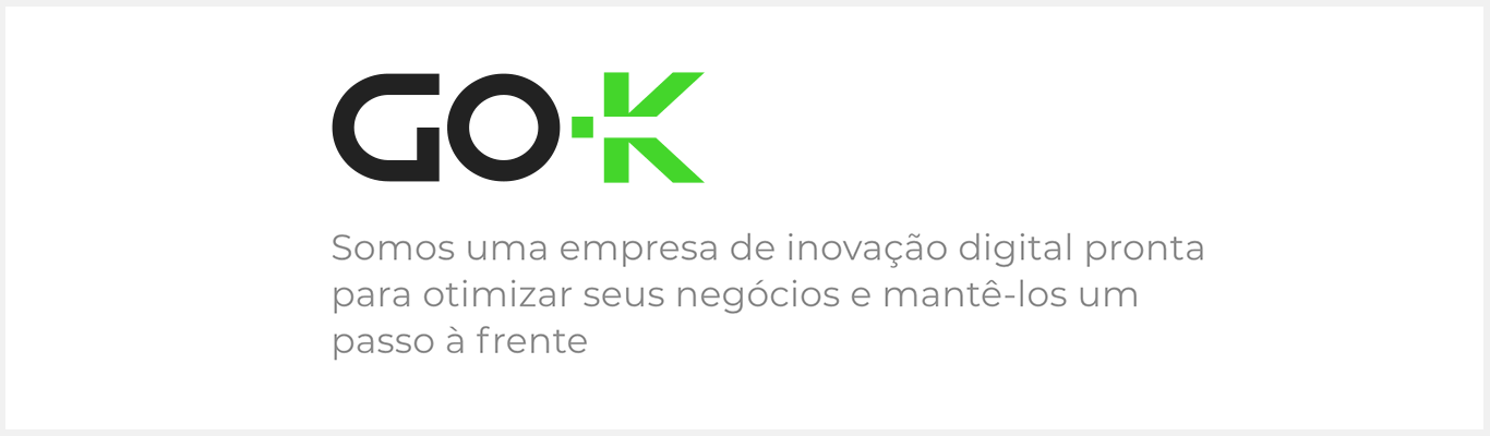 Banner com logo da Go-K - Desktop