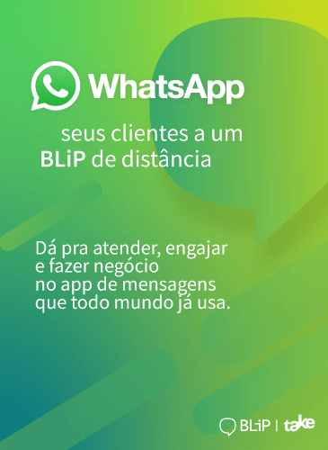 Banner com logo da Take - Mobile
